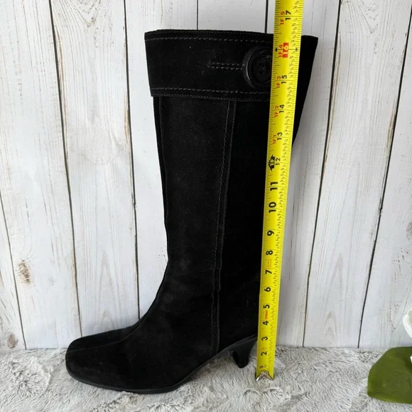 La CANADIENNE Dorina Heeled Boots Sz 10 - Picture 7 of 9